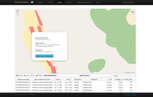 GIS 6 Agro WEB